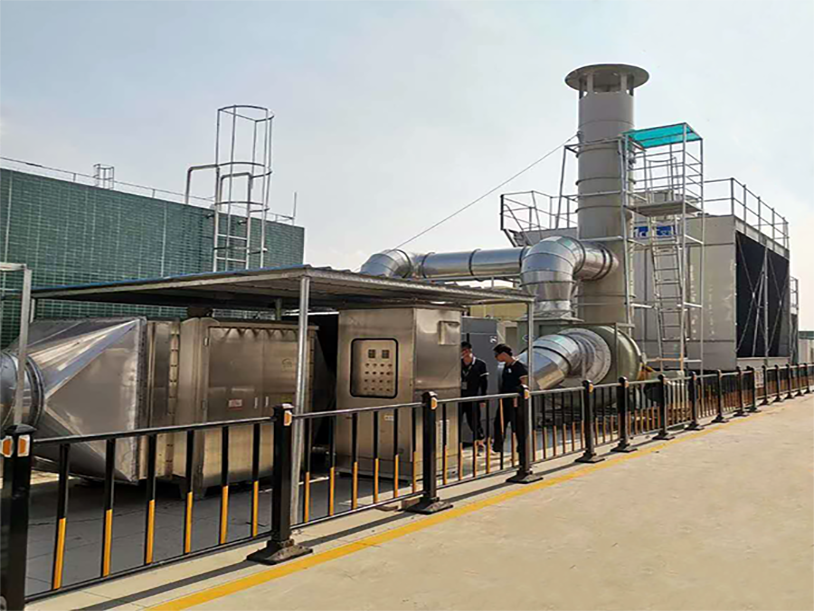 惠州億緯鋰能鋰電池廢氣處理工程